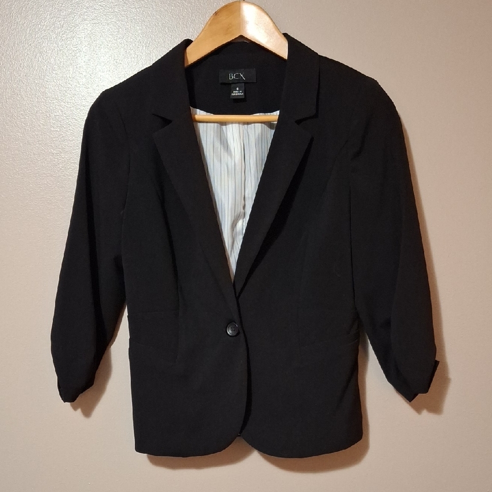 BCX Women's Elegant Black Blazer
